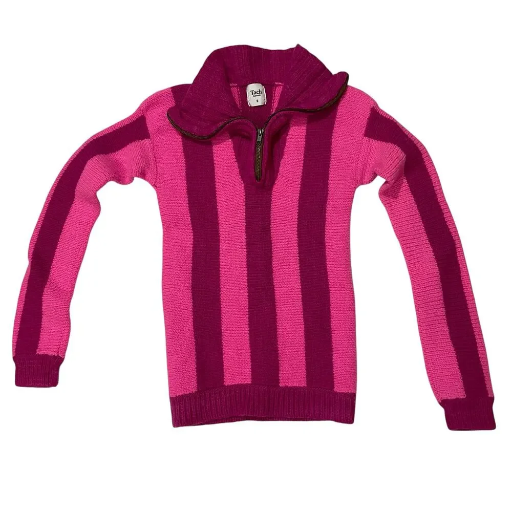 Tach Clothing Linnette Knit Sweater - Fuchsia/Pink - Small